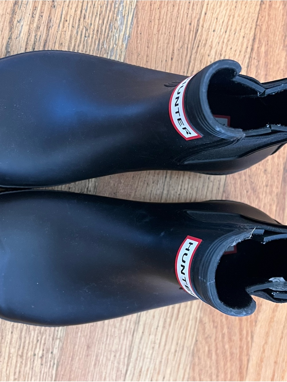Hunter Black Women's Chelsea Ankle Rain Booties